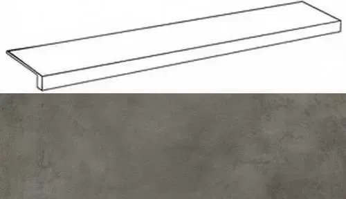 Ступень фронтальная Италон Millennium Black 33x80 - фото 1