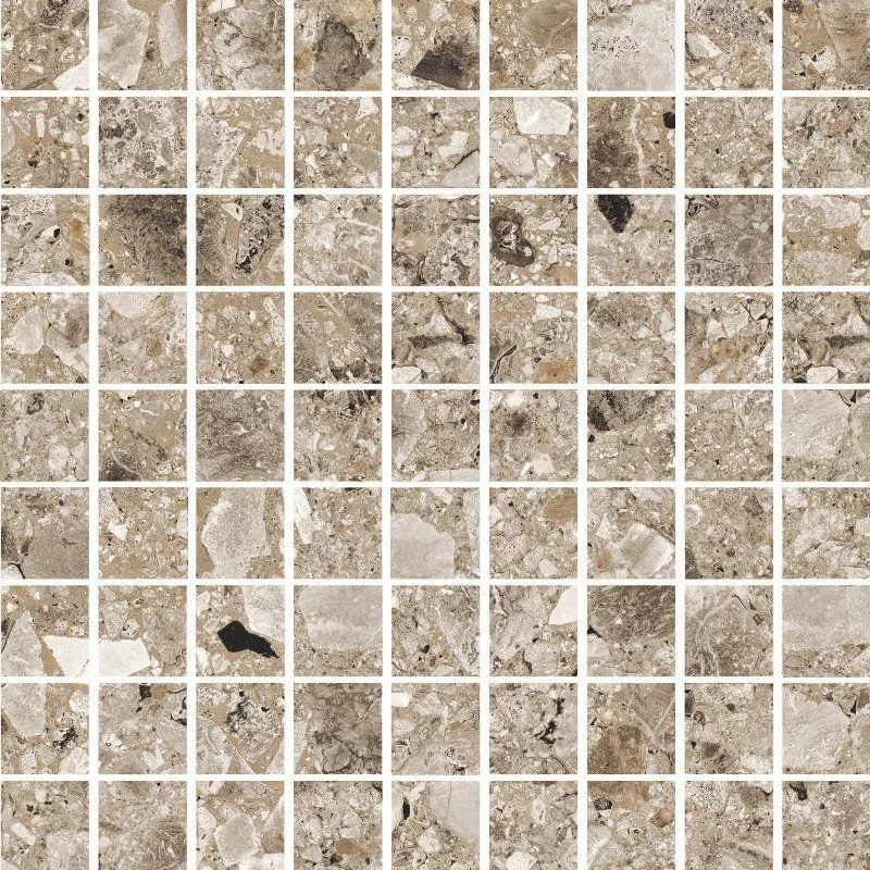 Мозаика Kerranova Terrazzo Beige 30x30 K-332/MR/m01/300x300x10 - фото 1