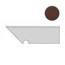 Ступень левая Atlas Concorde Italy Blaze Corten Battiscopa Sag.Sx A0IX 7.2x30 - фото 1