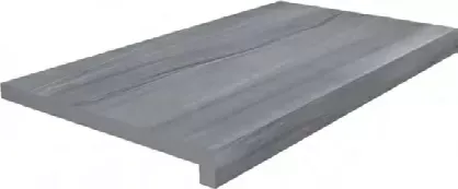 Ступень Kerama Marazzi DL600400R20\GLF клеёная тип L Роверелла серый 34x60 - фото 1