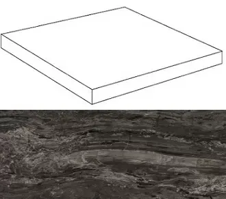 Ступень угловая правая Atlas Concorde Italy Marvel Absolute Brown Scal. Ang. Lapp. Dx AFC6 33x33 - фото 1