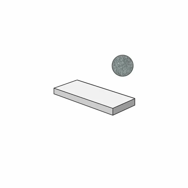 Ступень угловая левая Италон Genesis Jupiter Silver 33x120 - фото 1