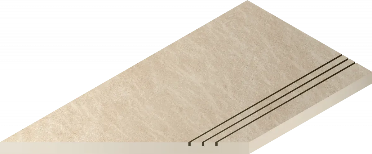 Бортик Италон Материя X2 Магнезио грип левый 620090001213 бежевый 30x120 - фото 1