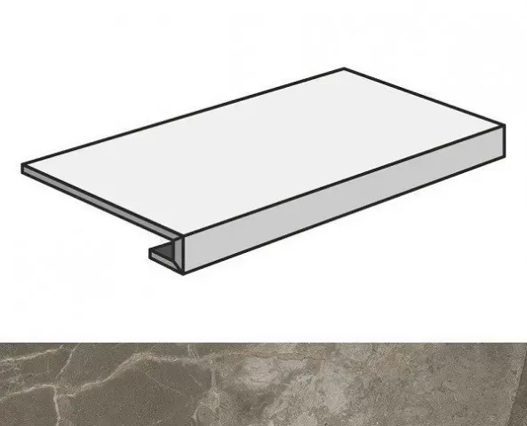 Ступень фронтальная Atlas Concorde Allure Grey Beauty 33x60 - фото 1