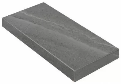 Ступень угловая правая Италон Contempora Carbon 33x80 - фото 1