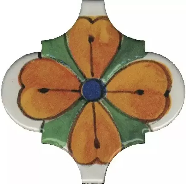 Декор Kerama Marazzi Авейру 2 глянцевый 6.5x6.5 VT\A310\65000 - фото 1