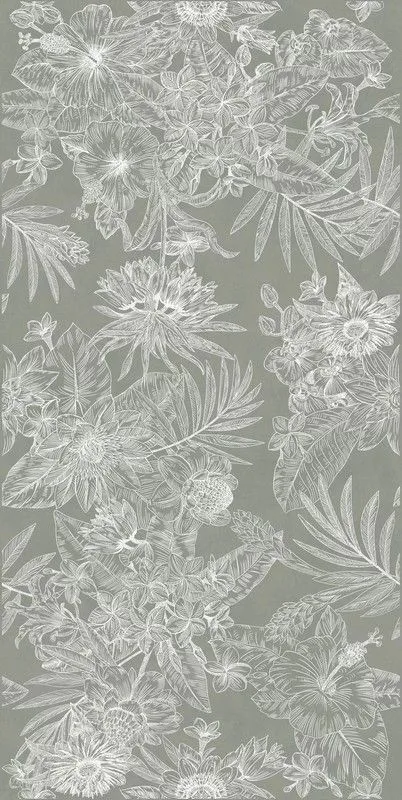 Декор Kerama Marazzi KMD3STA054BR Таделакт зеленый матовый обрезной 60x119.5 - фото 1