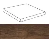 Ступень угловая правая Atlas Concorde Italy Etic Palissandro Scalino Angolare Dx ANAJ 22.5x22.5 - фото 1