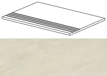 Ступень Atlas Concorde Italy Marvel Imperial White Gradino AFB8 30x60 - фото 1