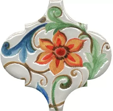 Декор Kerama Marazzi VT\A578\65000 Арабески Тоскана 2 глянцевый 6.5x6.5 - фото 1