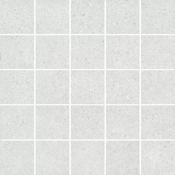 Декор Kerama Marazzi MM12136 Безана серый светлый мозаичный 25x25 - фото 1