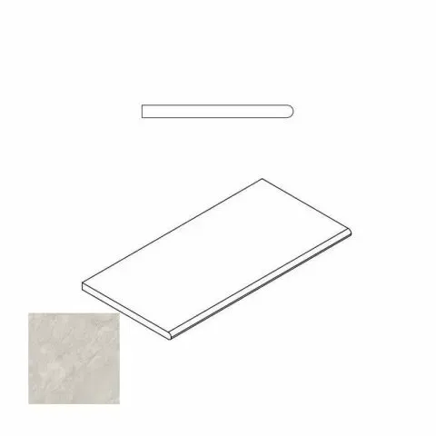 Бортик закругленный Италон Climb Х2 Ice 30x60 - фото 1