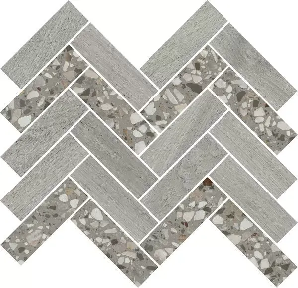 Мозаика Kerama Marazzi T042\SG5267 Монтиони мозаичный серый 34х35.5 - фото 2