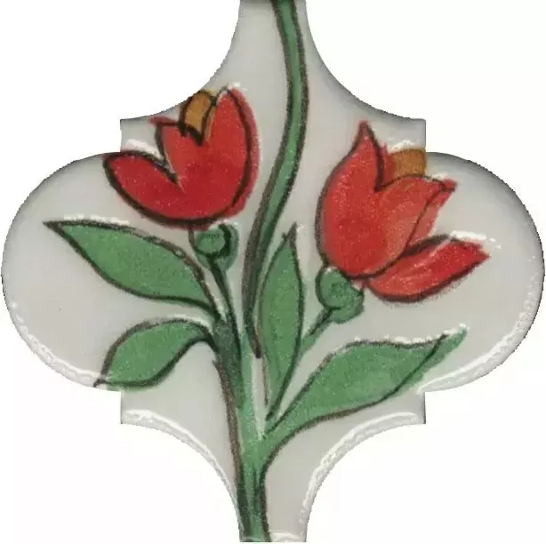 Декор Kerama Marazzi Авейру 5 глянцевый 6.5x6.5 VT\A313\65000 - фото 1