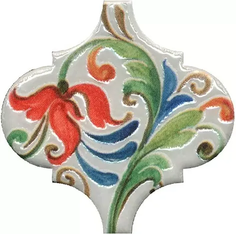 Декор Kerama Marazzi VT\A582\65000 Арабески Тоскана 6 глянцевый 6.5x6.5 - фото 1