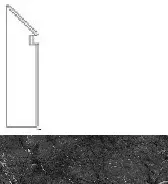 Ступень правая Atlas Concorde Italy Marvel Grigio Intenso Battiscopa Sag Dx AOWN 7.2x30 - фото 1