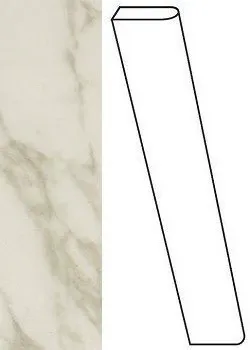 Плинтус Atlas Concorde Italy Marvel Royal Calacatta Battiscopa Matt AFA7 7.2x60 - фото 1