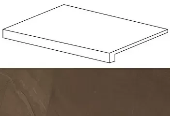 Ступень Atlas Concorde Italy Marvel Bronze Scalino ASMR 33x60 - фото 1