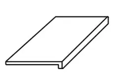 Ступень ColiseumGres Экспо Дарк фронтальная 620070002293 черный 33x60 - фото 1