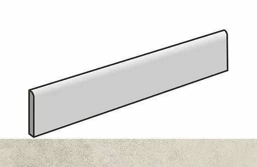 Плинтус Atlas Concorde Drift White 7,2x80 - фото 1