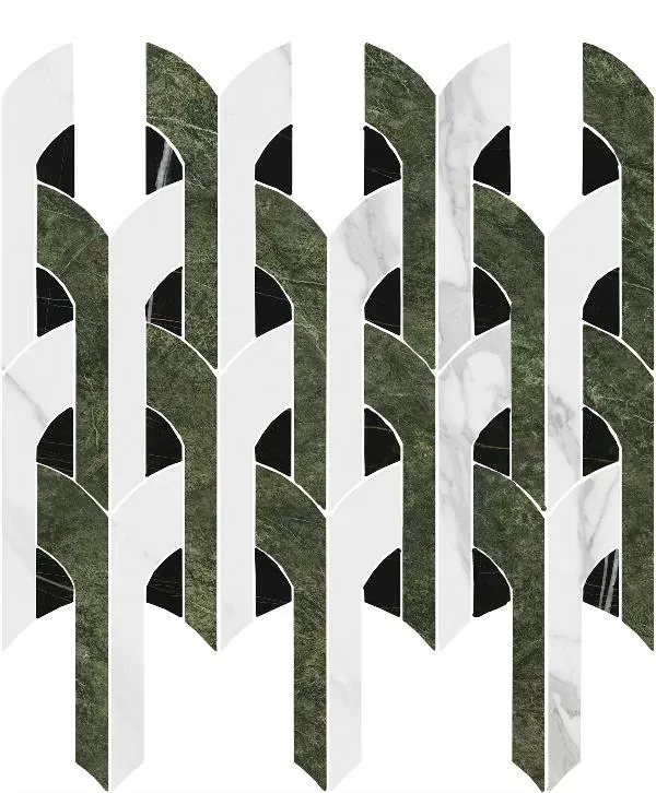 Мозаика Kerama Marazzi ID148 Риальто Нобиле 2 наборный лаппатированный 30х34.5 - фото 4