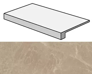 Ступень Atlas Concorde Italy Marvel Elegant Sable Scalino AFB9 33x60 - фото 1