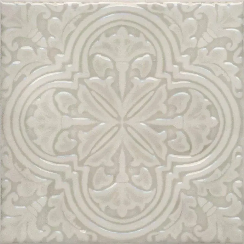 Декор Kerama Marazzi KMD3STA001BN Фес бежевый светлый глянцевый 15x15 - фото 1