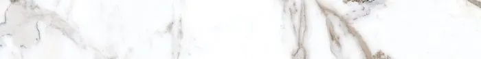 Плинтус Vitra Marble-X Бреча Капрайа Белый 7.5x60 лаппатированный - фото 1