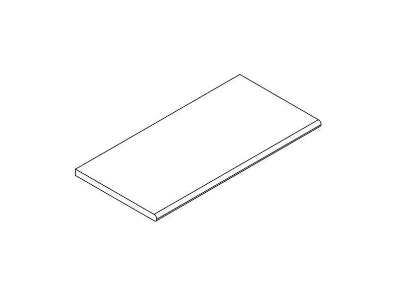 Бортик закругленный Atlas Concorde Лэндстоун Найт 30x60 - фото 1