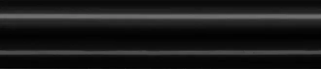 Бордюр Kerama Marazzi BLD012 Багет Граньяно черный 3x15 - фото 1