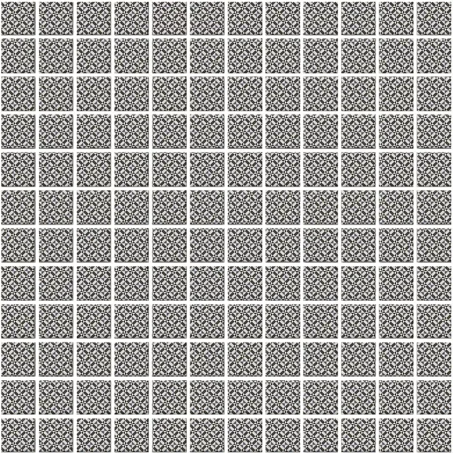 Керамическая плитка Kerama Marazzi 20108 Кастелло орнамент серый 29,8x29,8 - фото 1