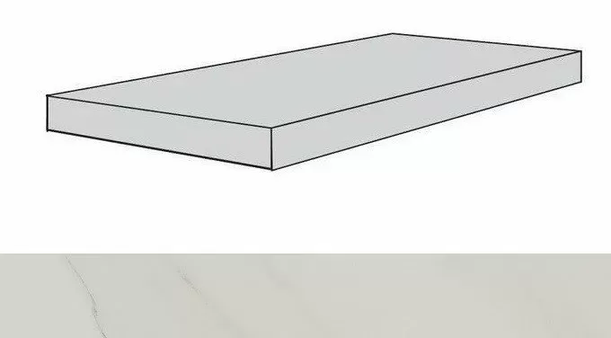 Ступень угловая правая Atlas Concorde Allure Gioia 33x120 лаппатированная - фото 1