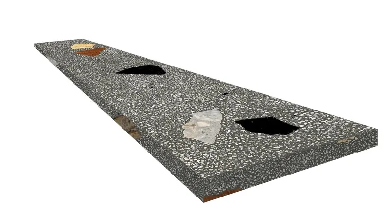 Ступень ColiseumGres Палладио Блэк угловая правая 620070002372 черный 33x120 - фото 1