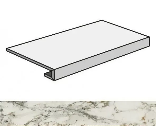 Ступень фронтальная Atlas Concorde Allure Capraia 33x80 матовая - фото 1