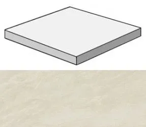 Ступень угловая Atlas Concorde Italy Marvel Imperial White Scalino Ang. Lapp. AFC5 33x33 - фото 1