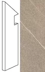 Плинтус Atlas Concorde Italy Marvel Desert Beige Battiscopa Sag. Sx ATHU 7.2x30 - фото 1