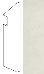 Ступень правая Atlas Concorde Italy Marvel Cremo Delicato Battiscopa Sag. Dx ADX2 7.2x30 - фото 1