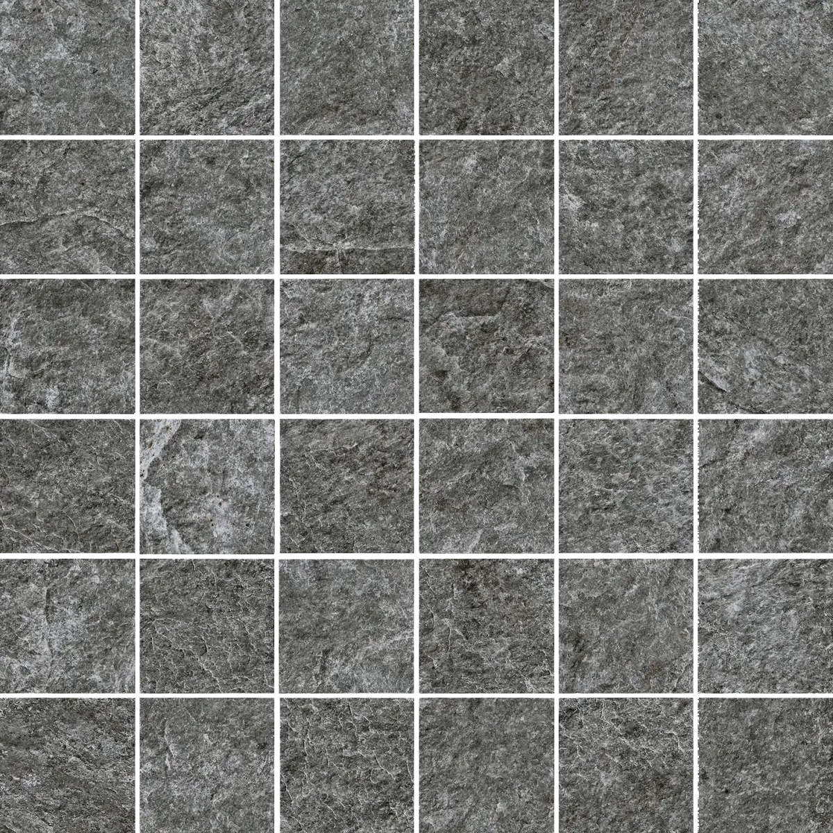 Мозаика Италон Магма Графит 610110001371 серый 30x30 - фото 1