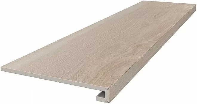 Ступень клееная Kerama Marazzi DL501420R\GCF Про Вуд бежевый светлый 33x119.5 - фото 1