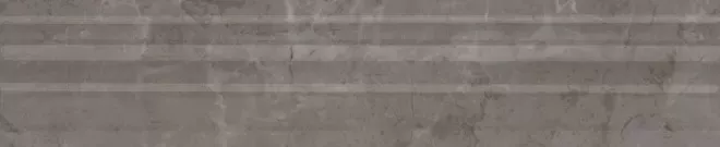 Бордюр Kerama Marazzi BLE008 Багет Гран Пале серый 5,5x25 - фото 1