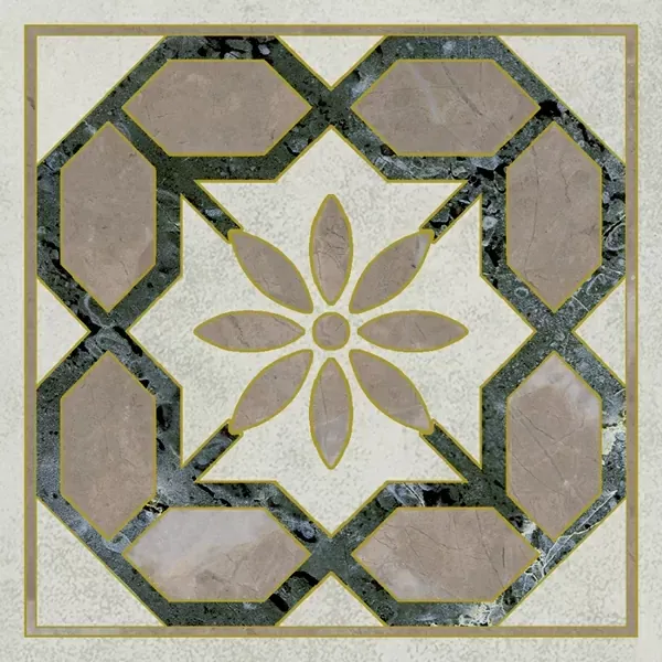 Вставка Kerama Marazzi OS\A283\SG606220RL Серенада 1 лаппатированный обрезной 7.2х7.2 - фото 1