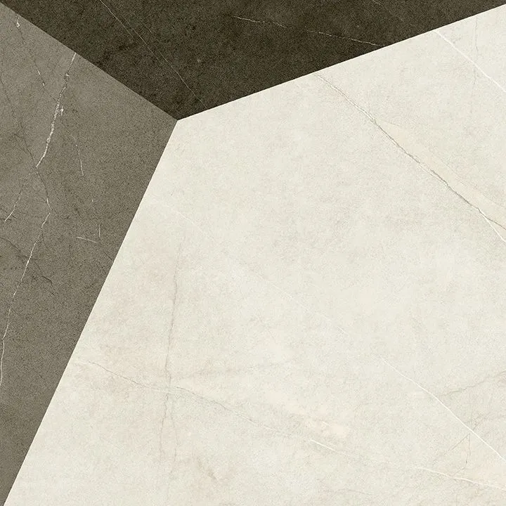 Вставка ColiseumGres Фьямма Уайт Фрэйм 610080000235 разноцветный 60x60 - фото 1