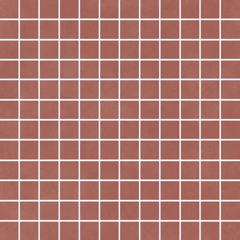 Мозаика Kerama Marazzi KM3030M0181N Таделакт красный матовый 29.8x29.8 - фото 1