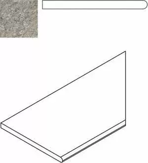 Бортик Италон Discover X2 Grey Bordo Round Dx правый 30x60 - фото 1