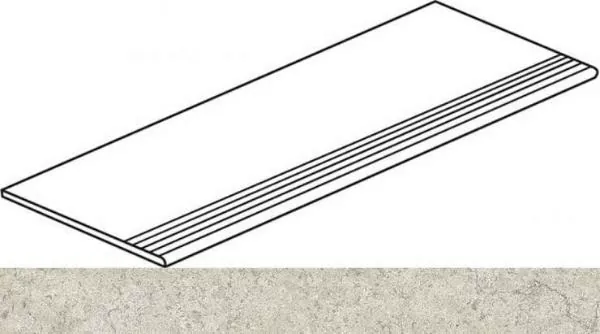 Ступень Италон Discover White Gradino 30x120 натуральный - фото 1