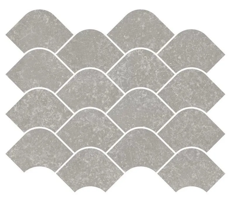 Декор Kerama Marazzi KMD2HID002BR Касабланка наборный серый матовый обрезной 25x30 - фото 1