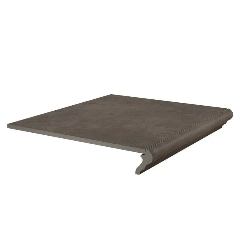 Ступень Kerama Marazzi KM4040G0031NGTF фронтальная Хадду коричневый матовый 34x40.2 - фото 1