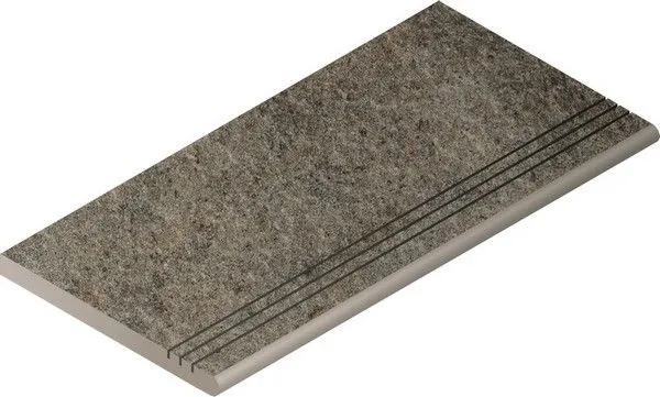 Ступень Италон Дистрикт Эмеральд закругленная Грип 620040000040 коричневый 30x60 - фото 1