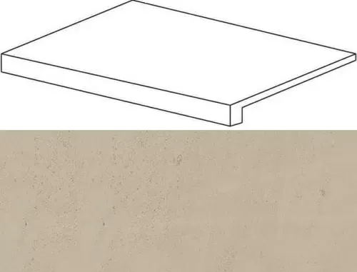 Ступень фронтальная Atlas Concorde Wise Sand 33x60 лаппатированная - фото 1