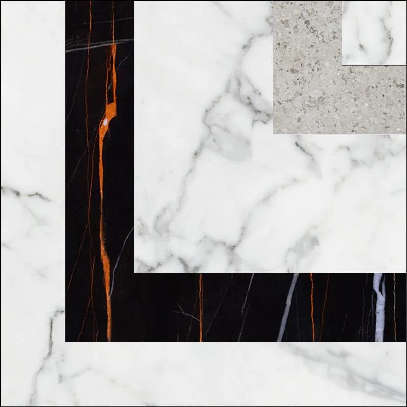 Вставка Kerranova Marble Trend Carrara 10x10 K-1000/MR/t01-cut/100x100x10 - фото 1